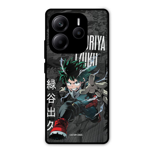 Izuku Midoriya Redmi Note 14 Mobile Back Cover - Anime PrintShield Case