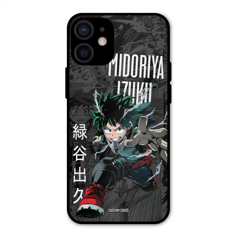 Izuku Midoriya iPhone 12 Mini Mobile Back Cover - Anime PrintShield Case