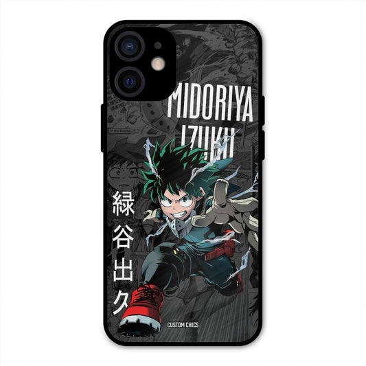 Izuku Midoriya iPhone 12 Mini Mobile Back Cover - Anime PrintShield Case
