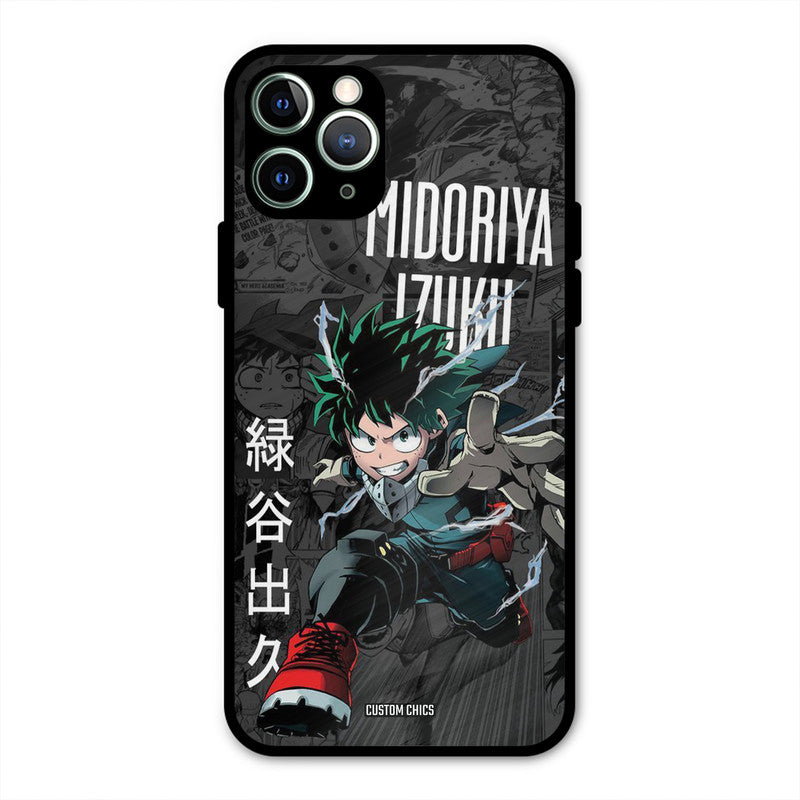 Izuku Midoriya iPhone 11 Pro Max Mobile Back Cover - Anime PrintShield Case