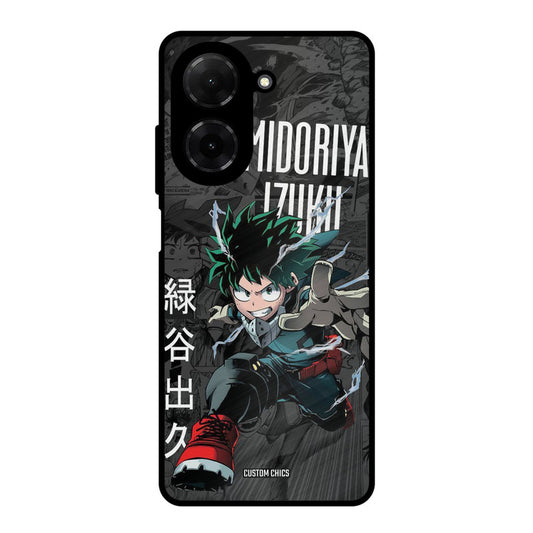 Izuku Midoriya Poco C71 Mobile Back Cover - Anime PrintShield Case