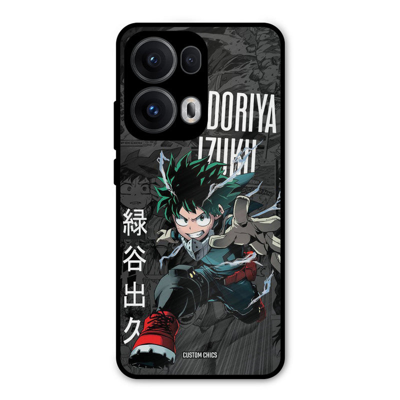 Izuku Midoriya Oppo Reno 13 Pro 5G Mobile Back Cover - Anime PrintShield Case