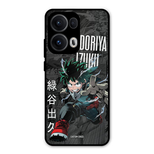 Izuku Midoriya Oppo Reno 13 Pro 5G Mobile Back Cover - Anime PrintShield Case