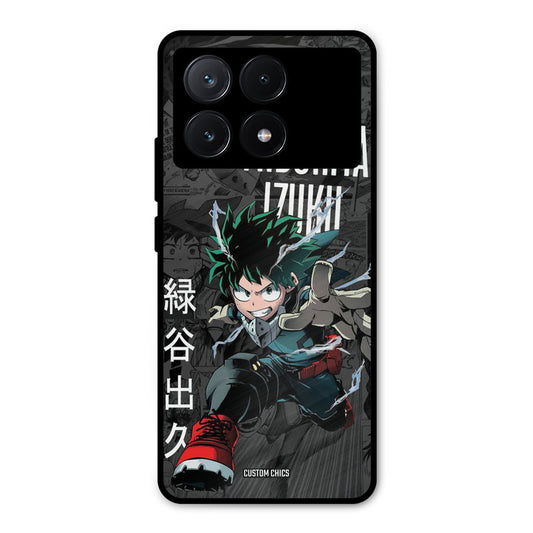 Izuku Midoriya Poco X6 Pro Mobile Back Cover - Anime PrintShield Case