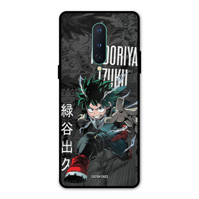 Izuku Midoriya Oneplus 8 Mobile Back Cover - Anime PrintShield Case