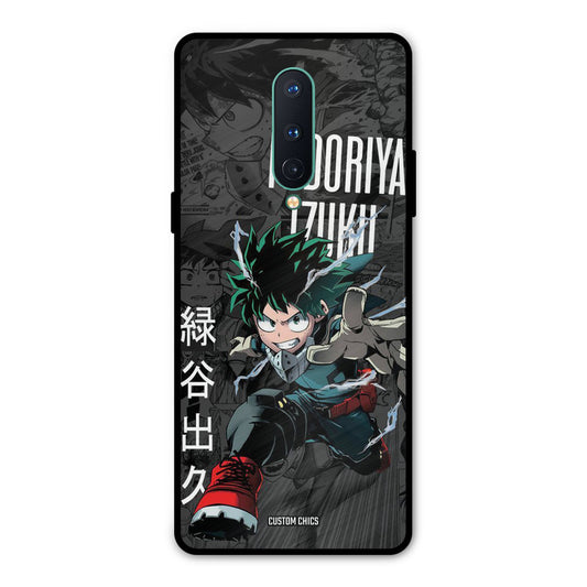 Izuku Midoriya Oneplus 8 Mobile Back Cover - Anime PrintShield Case