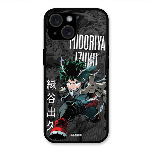 Izuku Midoriya iPhone 15 Plus Mobile Back Cover - Anime PrintShield Case
