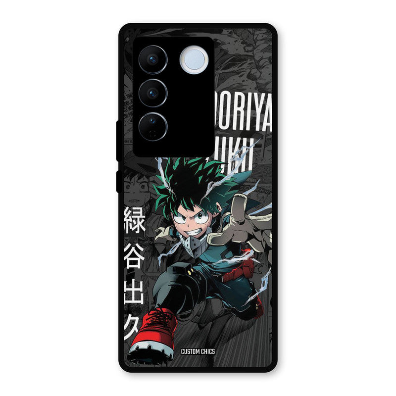 Izuku Midoriya Vivo V27 Pro Mobile Back Cover - Anime PrintShield Case