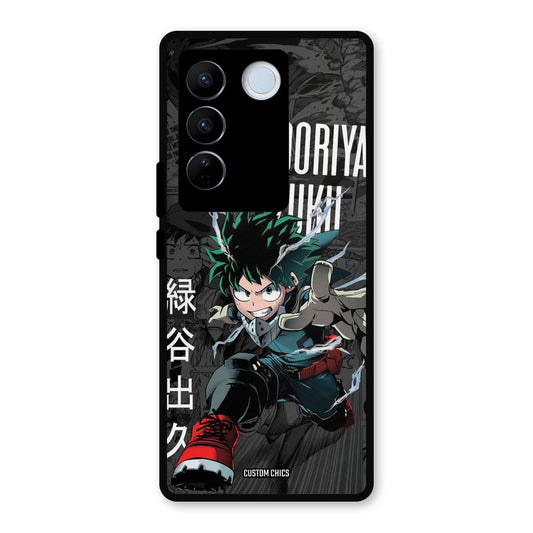 Izuku Midoriya Vivo V27 Pro Mobile Back Cover - Anime PrintShield Case