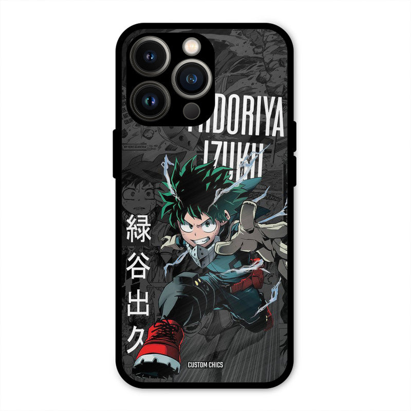 Izuku Midoriya iPhone 13 Pro Mobile Back Cover - Anime PrintShield Case
