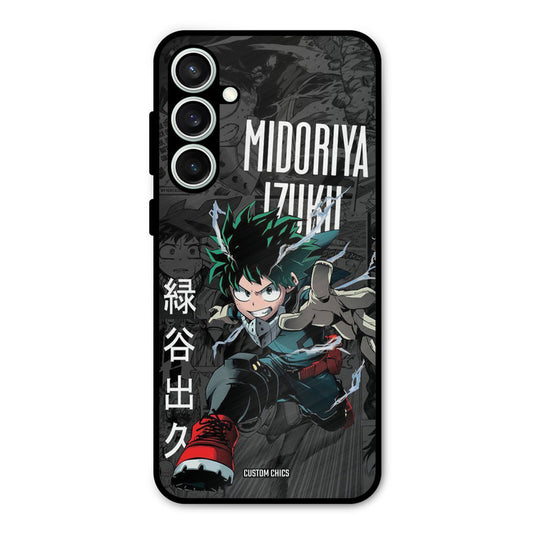 Izuku Midoriya Samsung Galaxy S23 FE Mobile Back Cover - Anime PrintShield Case