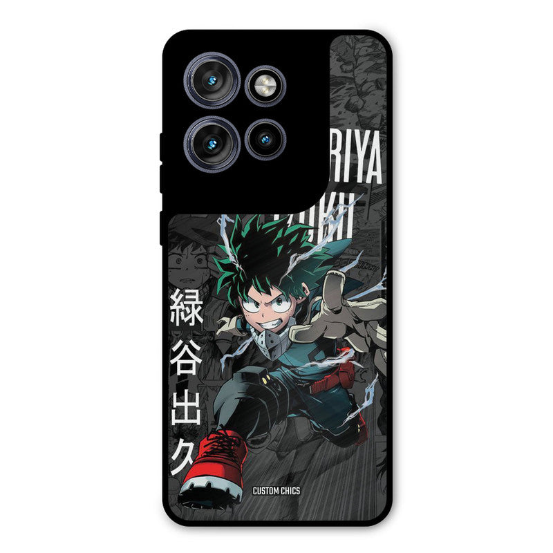 Izuku Midoriya Motorola Edge 50 Neo Mobile Back Cover - Anime PrintShield Case