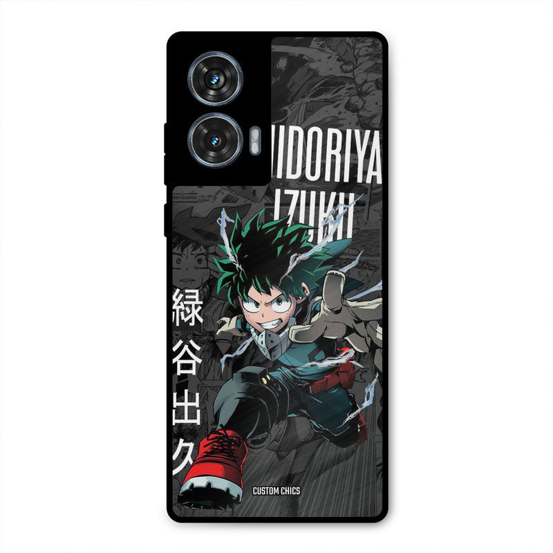 Izuku Midoriya Moto G96 Mobile Back Cover - Anime PrintShield Case