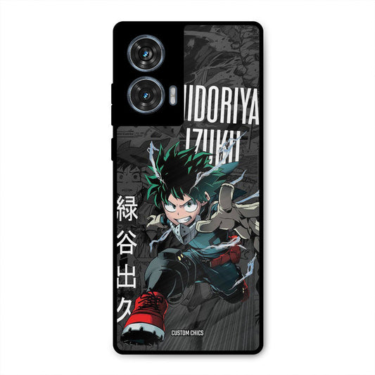 Izuku Midoriya Moto G96 Mobile Back Cover - Anime PrintShield Case