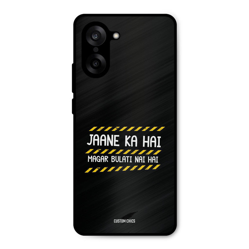 Jaane ka Nahi Oneplus Nord CE5 Mobile Back Cover - Typography PrintShield Case