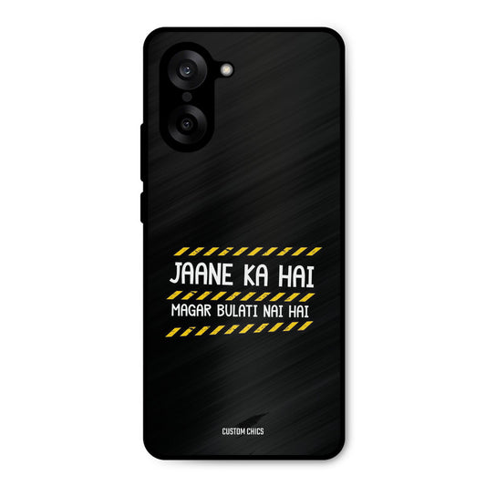 Jaane ka Nahi Oneplus Nord CE5 Mobile Back Cover - Typography PrintShield Case