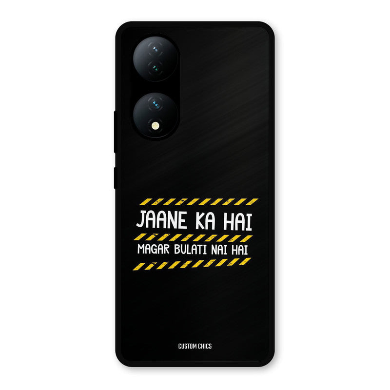 Jaane ka Nahi Vivo Y100 Mobile Back Cover - Typography PrintShield Case