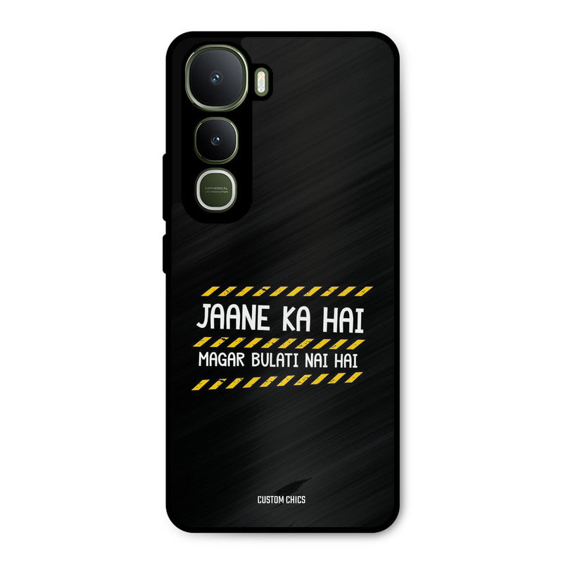 Jaane ka Nahi Vivo Y400 Mobile Back Cover - Typography PrintShield Case