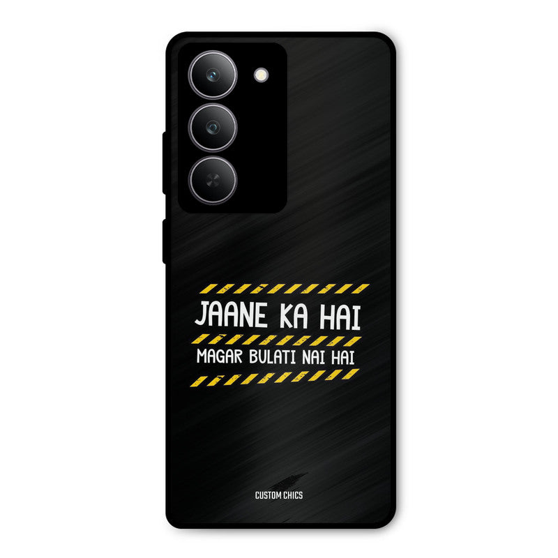 Jaane ka Nahi Realme 14x Mobile Back Cover - Typography PrintShield Case