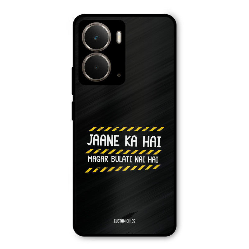 Jaane ka Nahi Realme P3 Mobile Back Cover - Typography PrintShield Case