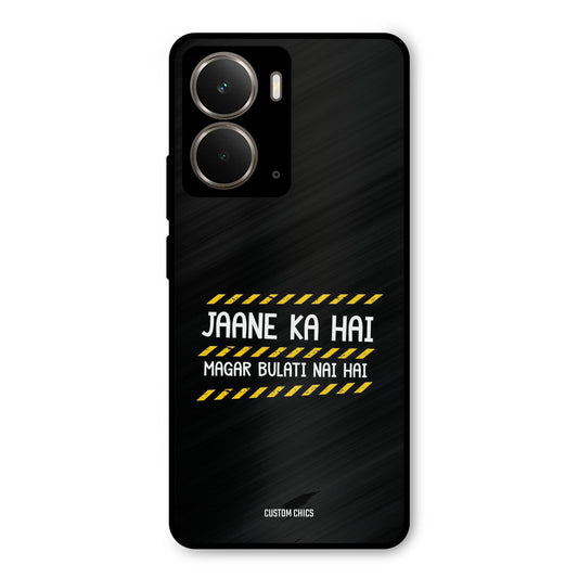 Jaane ka Nahi Realme P3 Mobile Back Cover - Typography PrintShield Case