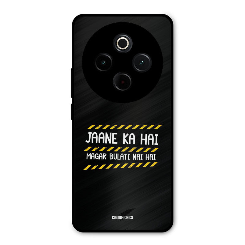 Jaane ka Nahi iQoo Z10 Mobile Back Cover - Typography PrintShield Case