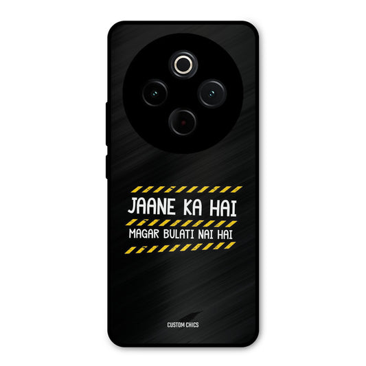 Jaane ka Nahi iQoo Z10 Mobile Back Cover - Typography PrintShield Case