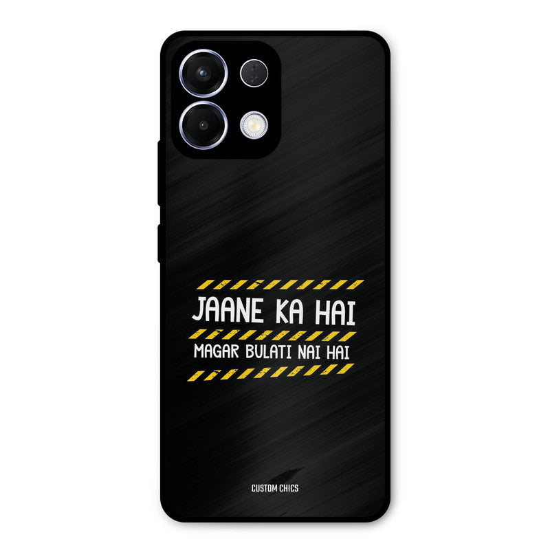 Jaane ka Nahi Oppo K13 5G Mobile Back Cover - Typography PrintShield Case