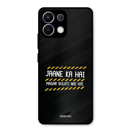 Jaane ka Nahi Oppo K13 5G Mobile Back Cover - Typography PrintShield Case