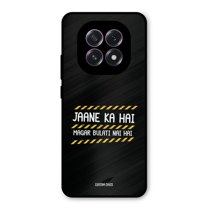 Jaane ka Nahi Oppo F29 Mobile Back Cover - Typography PrintShield Case