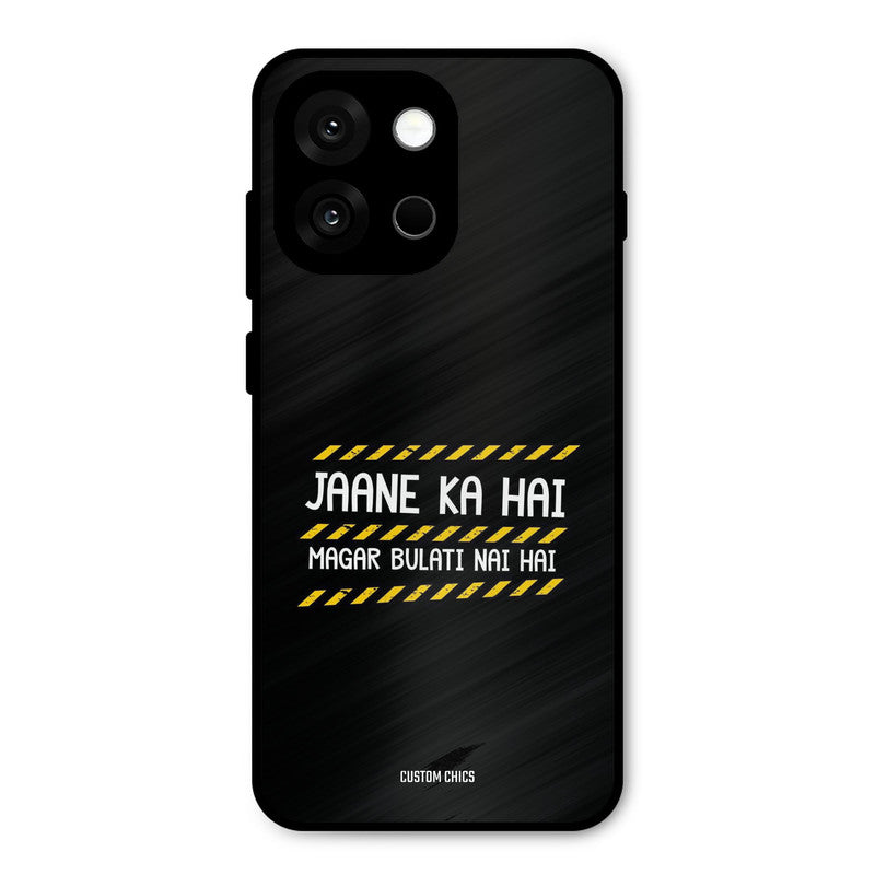 Jaane ka Nahi Oneplus 13s Mobile Back Cover - Typography PrintShield Case