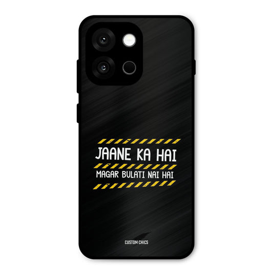 Jaane ka Nahi Oneplus 13s Mobile Back Cover - Typography PrintShield Case