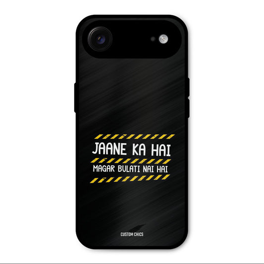 Jaane ka Nahi iPhone Air Mobile Back Cover - Typography PrintShield Case