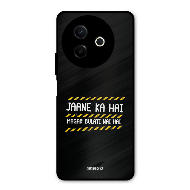 Jaane ka Nahi Vivo Y39 Mobile Back Cover - Typography PrintShield Case