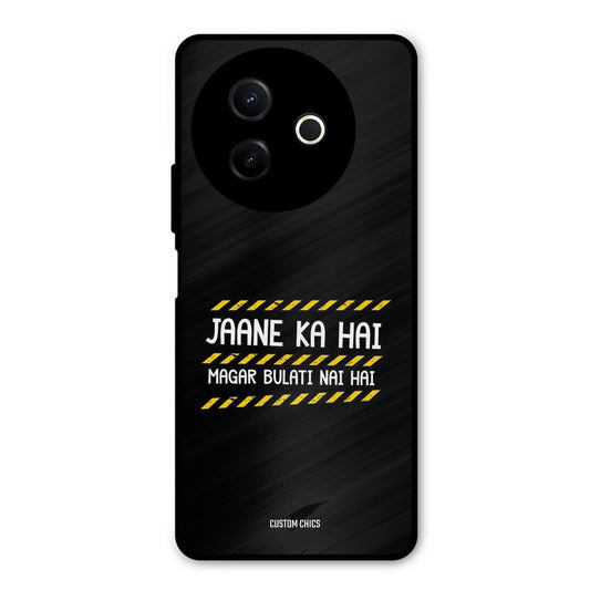 Jaane ka Nahi Vivo Y39 Mobile Back Cover - Typography PrintShield Case