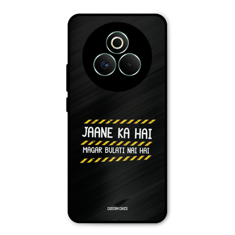 Jaane ka Nahi Realme P3 Pro 5G Mobile Back Cover - Typography PrintShield Case