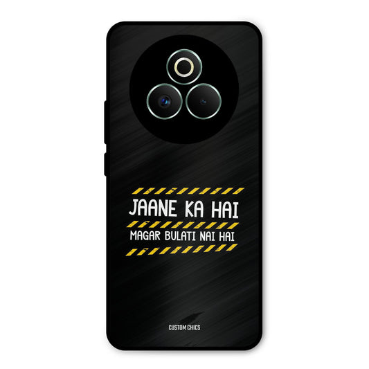 Jaane ka Nahi Realme P3 Pro 5G Mobile Back Cover - Typography PrintShield Case