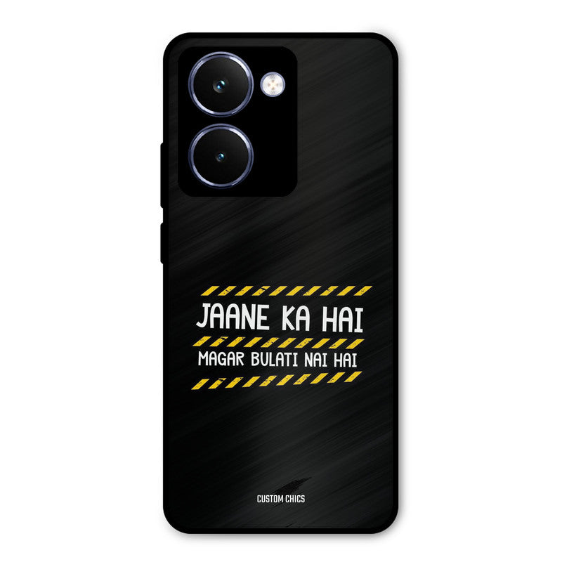 Jaane ka Nahi Realme P3 Ultra Mobile Back Cover - Typography PrintShield Case