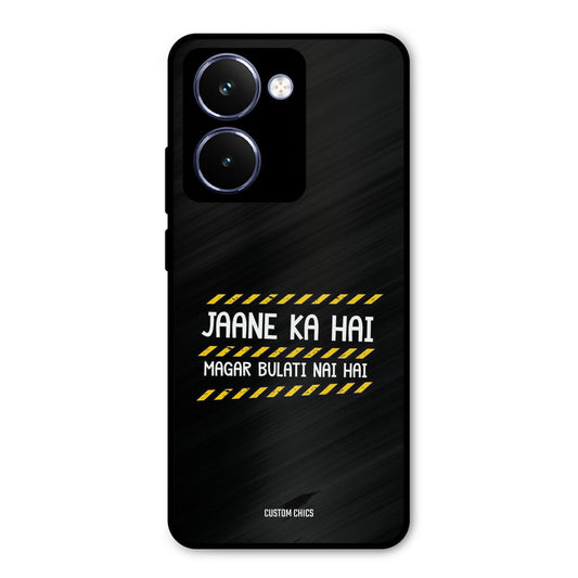 Jaane ka Nahi Realme P3 Ultra Mobile Back Cover - Typography PrintShield Case