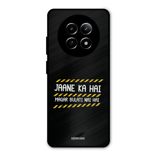 Jaane ka Nahi Realme Narzo N65 Mobile Back Cover - Typography PrintShield Case