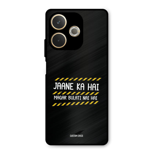 Jaane ka Nahi Oppo A5 Pro Mobile Back Cover - Typography PrintShield Case
