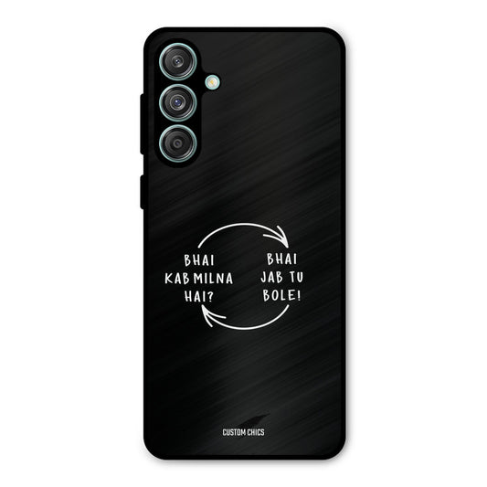 Jab Tu Bole Samsung Galaxy M55 5G Mobile Back Cover - Typography PrintShield Case