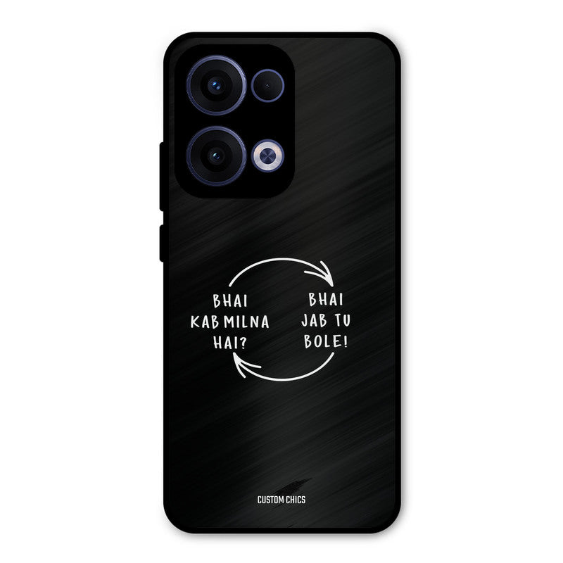 Jab Tu Bole Oppo Reno 13 5G Mobile Back Cover - Typography PrintShield Case