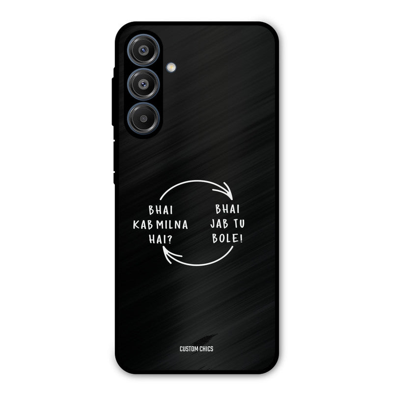 Jab Tu Bole Samsung Galaxy A16 5G Mobile Back Cover - Typography PrintShield Case
