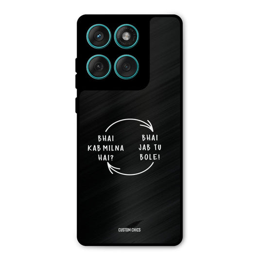 Jab Tu Bole Motorola Edge 60 Mobile Back Cover - Typography PrintShield Case