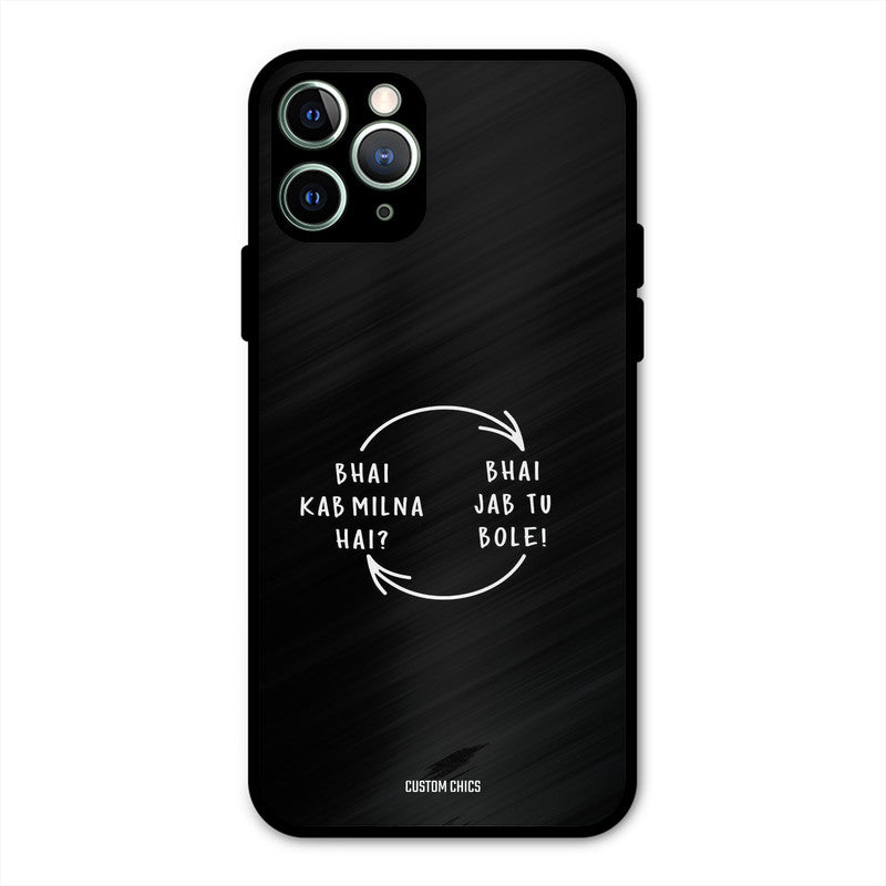 Jab Tu Bole iPhone 11 Pro Max Mobile Back Cover - Typography PrintShield Case