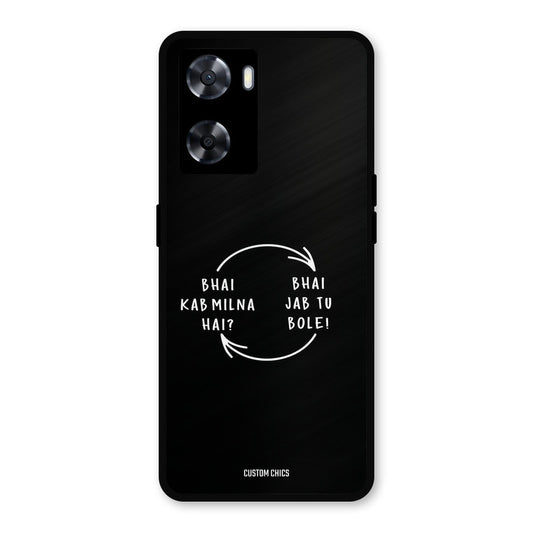 Jab Tu Bole Oppo A57 2022 Mobile Back Cover - Typography PrintShield Case