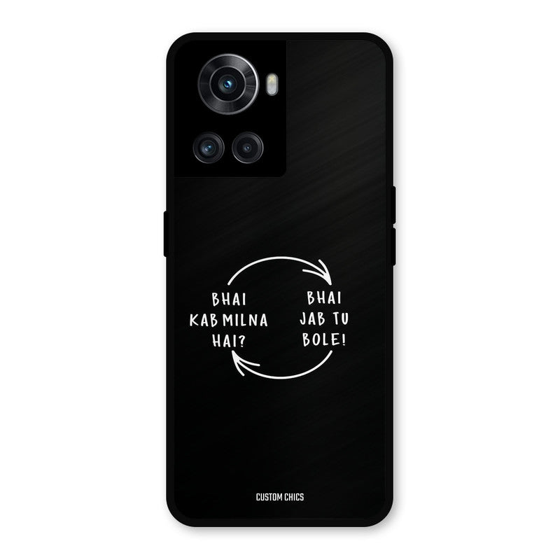 Jab Tu Bole OnePlus 10R Mobile Back Cover - Typography PrintShield Case