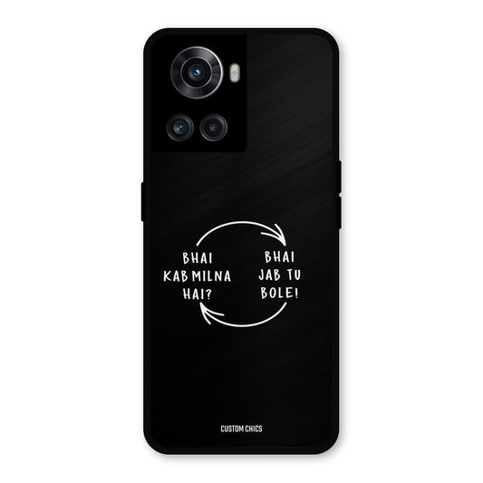 Jab Tu Bole OnePlus 10R Mobile Back Cover - Typography PrintShield Case