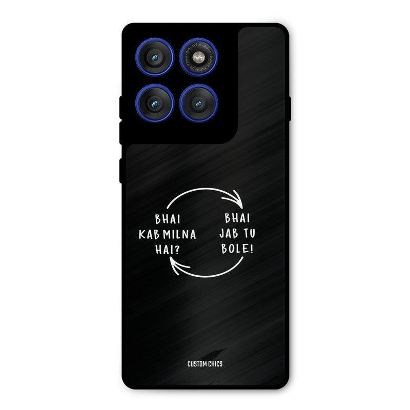 Jab Tu Bole Motorola Edge 60 Pro Mobile Back Cover - Typography PrintShield Case